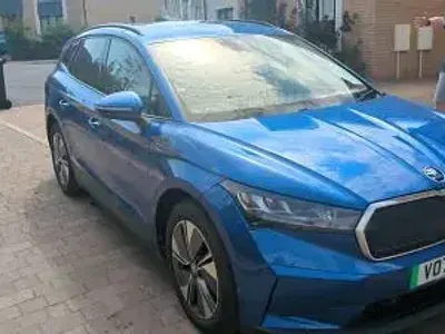 Used Skoda Enyaq iV ecoSuite 131 kW (179 HP) 2021 Blue SUV