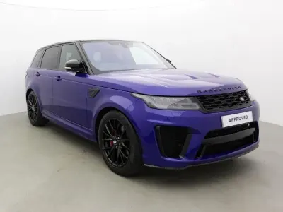 Used Land Rover Range Rover Sport SVR 575 HP (422 kW) 2021 Blue SUV