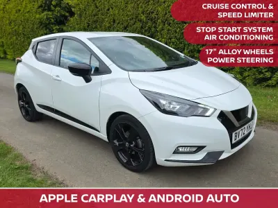 Used Nissan Micra 92 HP (67 kW) 2022 White Hatchback