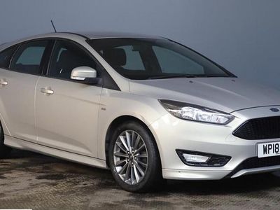 Silver Used 2018 Ford Focus ST-Line Hatchback | £7,250 (Good price)