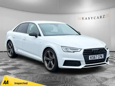 Used Audi A4 Black Edition 150 HP (110 kW) 2017 White Sedan