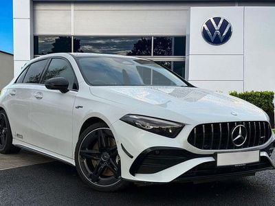 White Used 2024 Mercedes A35 AMG Premium Plus Hatchback | £33,790 (Fair price)