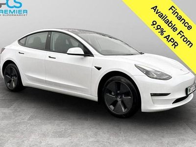 Used Tesla Model 3 Long Range AWD 50 kW (68 HP) 2022 White Sedan