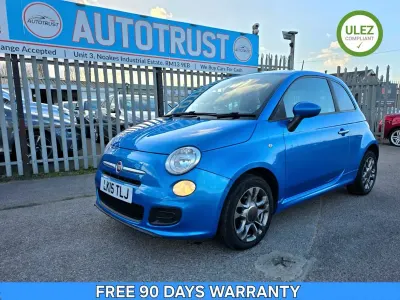 Używany Fiat 500 S 69 KM (50 kW) 2015 Niebieski Hatchback
