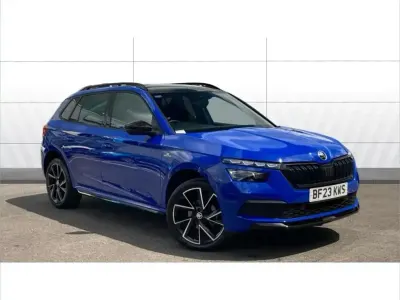 Used Skoda Kamiq Monte Carlo 110 HP (80 kW) 2023 Blue SUV