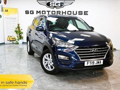 Usado Hyundai Tucson SE 177 HP (130 kW) 2019 Azul SUV