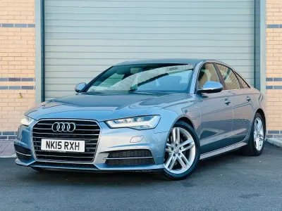 Used Audi A6 S-Line 190 HP (139 kW) 2015 Grey Sedan
