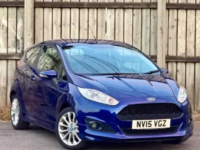 Used Ford Fiesta Zetec 125 HP (91 kW) 2015 Blue Hatchback