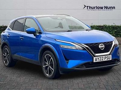 Blue Used 2022 Nissan Qashqai Tekna SUV | £19,486 (Fair price)
