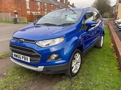 Blue Used 2016 Ford Ecosport Titanium SUV | £6,995 (Fair price)