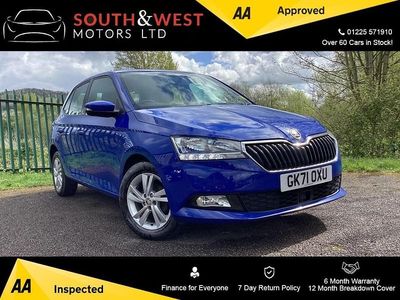 Used Skoda Fabia SE 60 HP (44 kW) 2021 Blue Hatchback