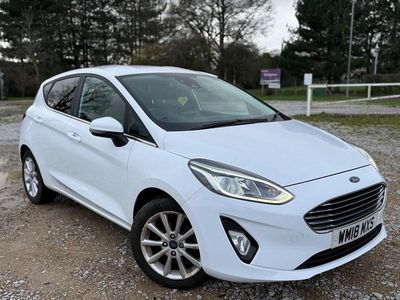 Used Ford Fiesta Titanium 2018 White Hatchback