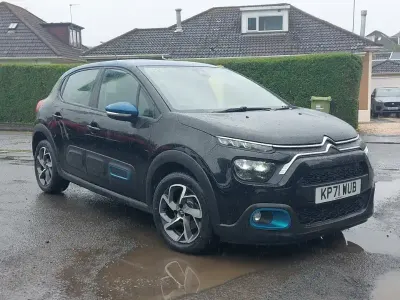 Used Citroën C3 PureTech 83 HP (61 kW) 2021 Black Hatchback