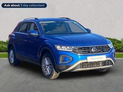 Blue Used 2022 VW T-Roc Life SUV | £17,817 (Fair price)