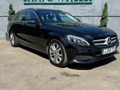 Used Mercedes C350 294 HP (216 kW) 2018 Black Estate