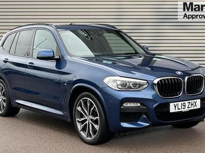 Blue Used 2019 BMW X3 M Sport SUV | £25,979 (Good price)