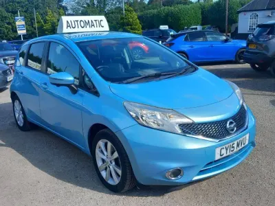Used Nissan Note S 98 HP (72 kW) 2015 Blue Hatchback