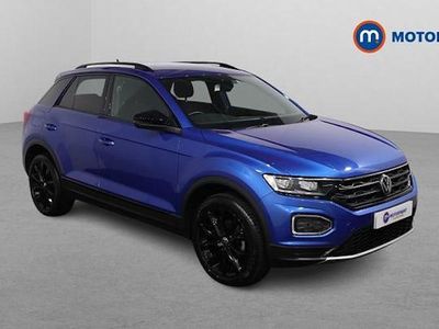 Used VW T-Roc Black Edition 150 HP (110 kW) 2021 Blue SUV