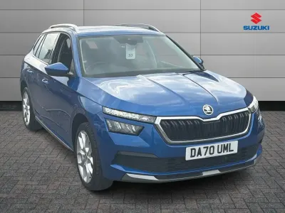 Käytetty Skoda Kamiq SE L 147 HP (108 kW) 2021 Sininen Katumaasturi