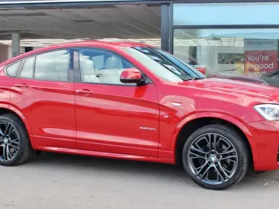 Used BMW X4 M Sport 313 HP (230 kW) 2015 Red SUV