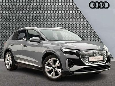 Usado Audi Q4 e-tron S-Line 125 kW (170 HP) 2022 Cinzento SUV