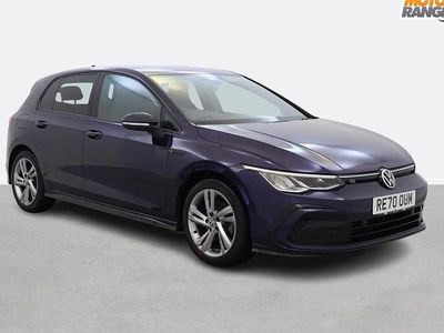 Used VW Golf VII R-line 150 HP (110 kW) 2020 Blue Hatchback