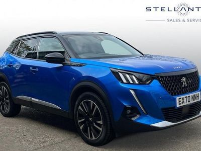 Used Peugeot 2008 GT-line 129 HP (94 kW) 2020 Blue SUV
