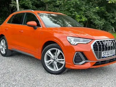 Used Audi Q3 S-Line 150 HP (110 kW) 2022 Orange SUV