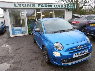 Used Fiat 500 Sport 69 HP (50 kW) 2019 Blue Hatchback