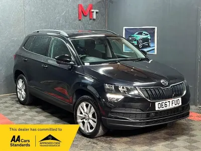 Used Skoda Karoq SE Technology 116 HP (85 kW) 2017 Black SUV