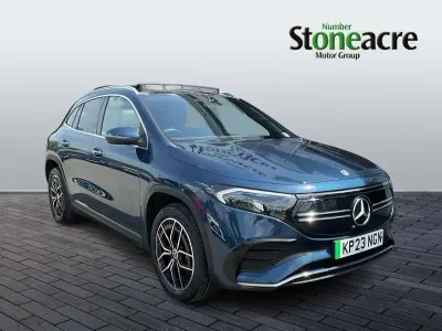 Used Mercedes EQA250+ AMG Line Premium 139 kW (190 HP) 2023 Blue SUV