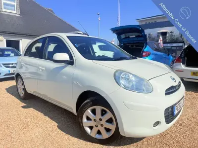 Used Nissan Micra Acenta 80 HP (58 kW) 2012 White Hatchback