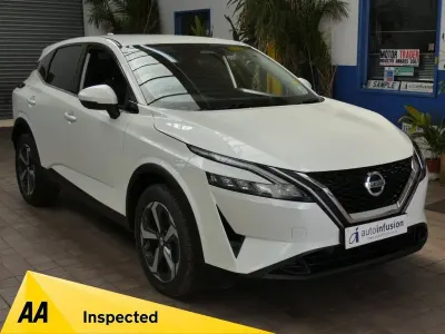 Used Nissan Qashqai N-Connecta 158 HP (116 kW) 2022 White SUV