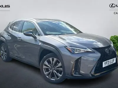 Usado Lexus UX Sport Line 184 HP (135 kW) 2021 Cinzento SUV
