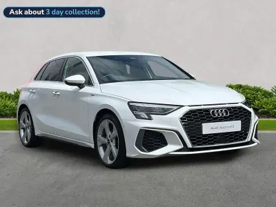 Used Audi A3 Sportback S-Line 150 HP (110 kW) 2024 White Hatchback