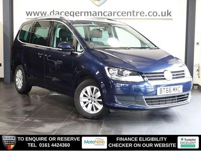 Used VW Sharan SE 150 HP (110 kW) 2016 Blue MPV
