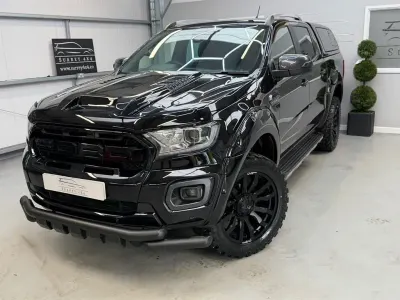 Begagnad Ford Ranger Wildtrack 2021 Svart Pickup