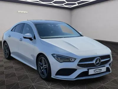 Usado Mercedes CLA180 AMG Line Premium Plus 136 CV (100 kW) 2021 Blanco Berlina