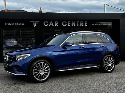 Used Mercedes GLC250 AMG Line Premium 204 HP (150 kW) 2018 Blue Estate