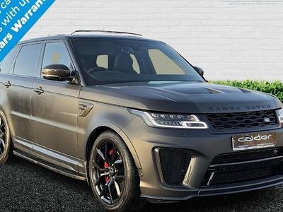 Black Used 2021 Land Rover Range Rover Sport SVR SUV | £52,750 (Fair price)