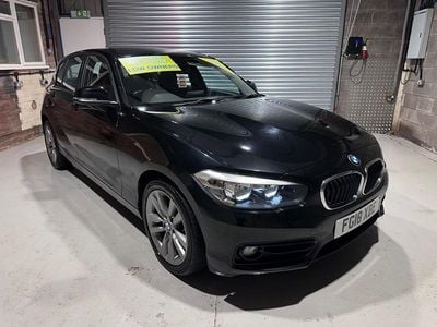 Used BMW 118 Sport Line 2018 Black Hatchback