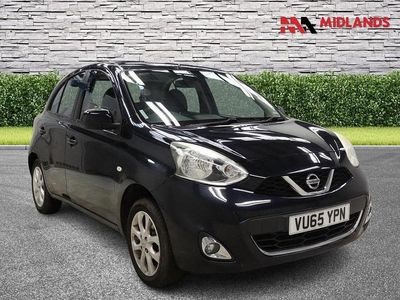 Begagnad Nissan Micra Acenta 2015 Svart Halvkombi