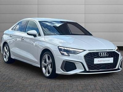 Used Audi A3 S-Line 150 HP (110 kW) 2023 White Sedan