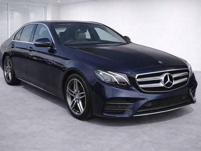 Used Mercedes E220 AMG line 194 HP (142 kW) 2017 Blue Sedan