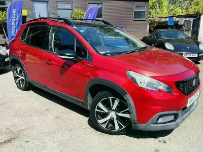 Used Peugeot 2008 GT-line 82 HP (60 kW) 2017 Red SUV