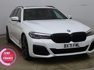 White Used 2021 BMW 530 M Sport Estate | £41,500