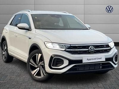 White New 2025 VW T-Roc R-line SUV | £28,468 (Fair price)