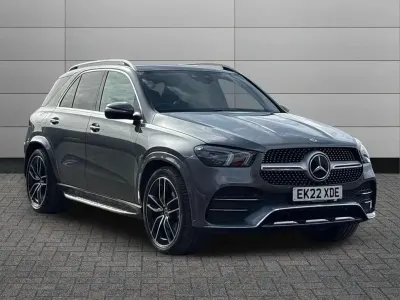 Begagnad Mercedes GLE400 AMG line 325 HK (239 kW) 2022 Grå SUV