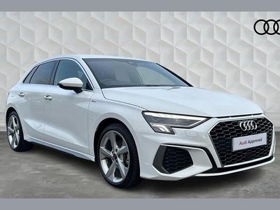 Used Audi A3 S-Line 147 HP (108 kW) 2024 White Hatchback