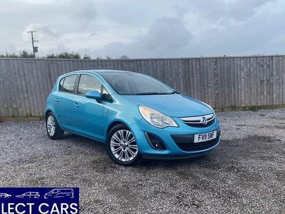 Used Vauxhall Corsa 100 HP (73 kW) 2011 Blue Hatchback